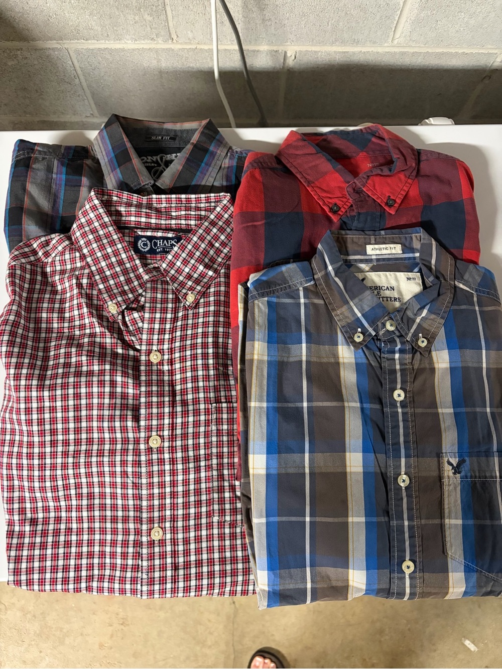 Men's Button-Down long sleeve shirt bundle Shirt